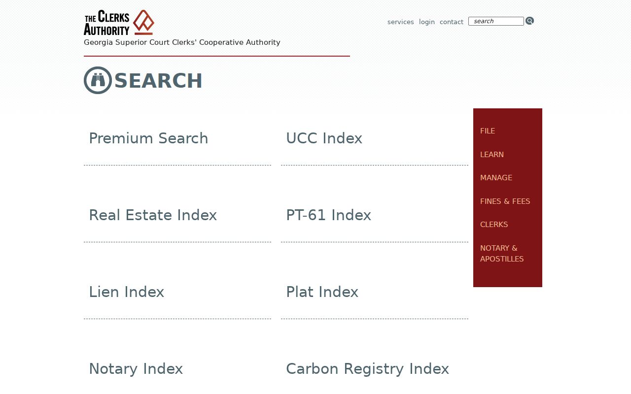 Sandy Springs people search through the Georgia deed and plat gateway